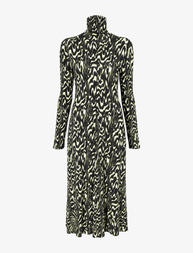 Proenza Schouler Still Life image of Marion Dress in Printed Jersey in DAFFODIL MULTI