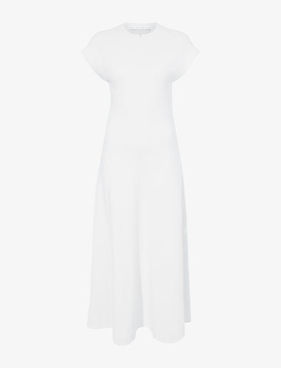 Proenza Schouler Still Life image of Melanie Dress in Souffle Cotton Blend in ALABASTER