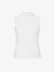 Proenza Schouler Still Life image of Sandrine Top in Souffle Cotton Blend in ALABASTER