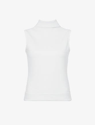 Proenza Schouler Still Life image of Sandrine Top in Souffle Cotton Blend in ALABASTER
