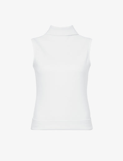 Proenza Schouler Still Life image of Sandrine Top in Souffle Cotton Blend in ALABASTER