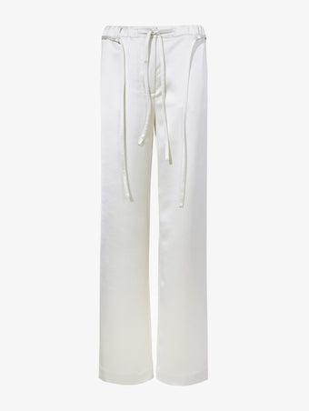 Proenza Schouler Still Life image of Magnus Pant in Satin in ENOKI