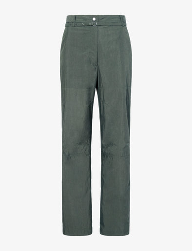 Proenza Schouler Still Life image of Nicole Pant in Parachute Cotton in DARK SPRUCE