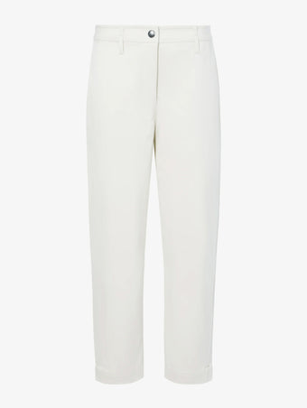 Proenza Schouler Still Life image of Cait Pant in Cotton Twill in ALABASTER