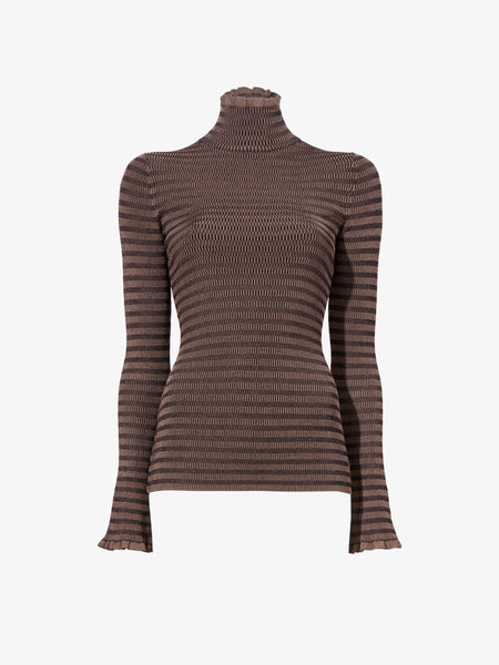 Proenza Schouler White Label Phyllis Turtleneck in Geo Knits