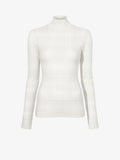 Proenza Schouler Still Life image of Stefanie Sweater in Plaid Knits in ALABASTER