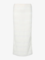 Proenza Schouler Still Life image of Elsa Skirt in Plaid Knits in ALABASTER