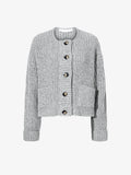 Proenza Schouler Still Life image of Azura Sweater in Moulinex Knits in PEBBLE MELANGE