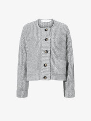 Proenza Schouler Still Life image of Azura Sweater in Moulinex Knits in PEBBLE MELANGE