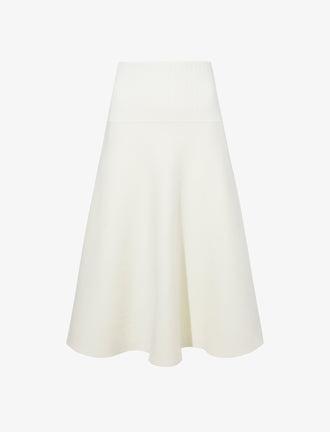 Proenza Schouler Still Life image of Katalina Skirt in Souffle Knit in ALABASTER