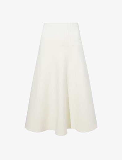 Proenza Schouler Still Life image of Katalina Skirt in Souffle Knit in ALABASTER
