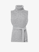 Proenza Schouler Still Life image of Ember Vest in Moulinex Knits in PEBBLE MELANGE