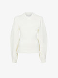 Proenza Schouler Still Life image of Carolina Sweater in Souffle Knit in ALABASTER