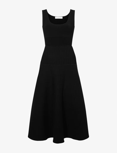 Proenza Schouler Still Life image of Lucia Dress in Souffle Knit in BLACK