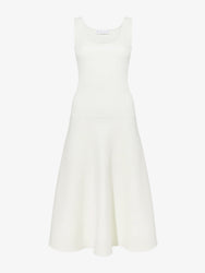 Proenza Schouler Still Life image of Lucia Dress in Souffle Knit in ALABASTER