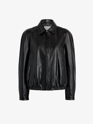 Proenza Schouler Still Life image of Beck Bomber in Lightweight Nappa in Black