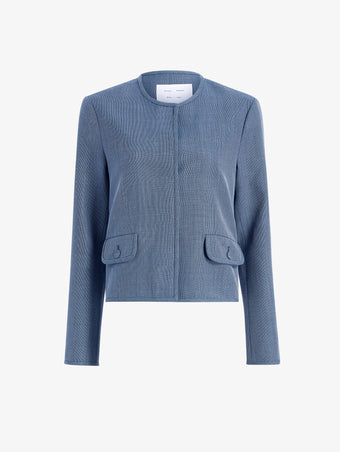 Proenza Schouler Still Life image of Lucas Jacket in Wool Melange in Denim