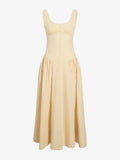 Proenza Schouler Still Life image of Kendall Dress in Tech Cotton in Light Wheat