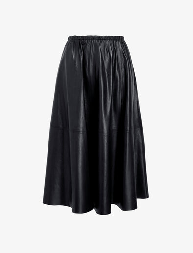 Proenza Schouler Still Life image of Cece Skirt in Lightweight Nappa in Black