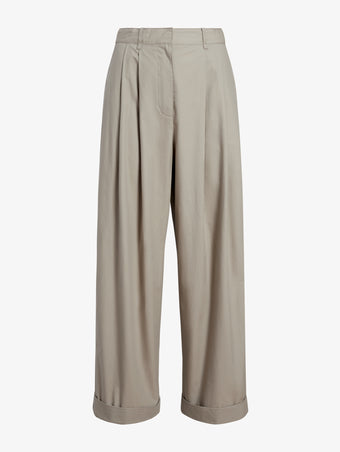 Proenza Schouler Still Life image of Kyle Pant in Brushed Poplin in Granite