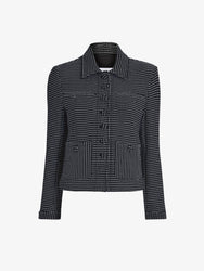 Proenza Schouler Still Life image of Osler Jacket in Tweed in Black