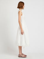 proenza schouler white label balston check poplin midi dress Proenza Schouler Balston Dress in Grid Poplin