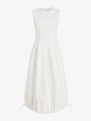 Proenza Schouler Still Life image of Marley Dress in Brushed Poplin in White
