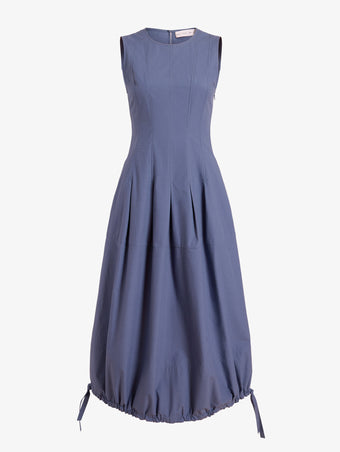 Proenza Schouler Still Life image of Marley Dress in Brushed Poplin in Slate