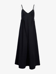 Proenza Schouler Still Life image of Barker Dress in Stretch Poplin in Black