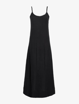 Proenza Schouler Still Life image of Evelyn Dress in Crinkle Viscose in Black