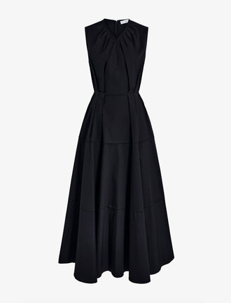 Proenza Schouler Still Life image of Kailey Dress in Stretch Poplin in Black