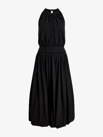 Proenza Schouler Still Life image of Wylie Dress in Tech Poplin in Black