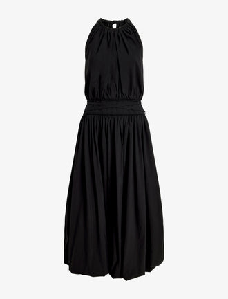 Proenza Schouler Still Life image of Wylie Dress in Tech Poplin in Black