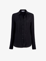 Proenza Schouler Still Life image of Cami Shirt in Crinkle Viscose in Black