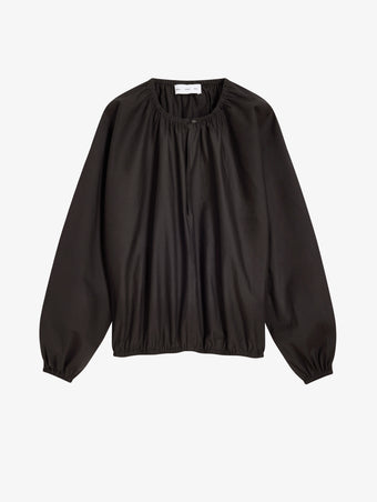 Proenza Schouler Still Life image of Wendy Top in Tech Poplin in Black