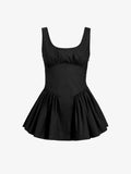 Proenza Schouler Still Life image of Bader Top in Stretch Poplin in Black