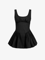 Proenza Schouler Still Life image of Bader Top in Stretch Poplin in Black
