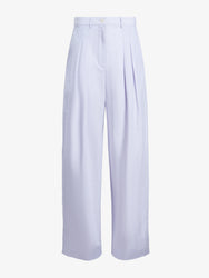 Proenza Schouler Still Life image of Eleanor Pant in Linen Shirting in Light Oxford Melange