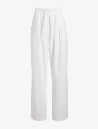 Proenza Schouler Still Life image of Barrett Pant in Stretch Poplin in White