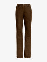 Proenza Schouler Still Life image of Maxine Pant in Suede in Wood