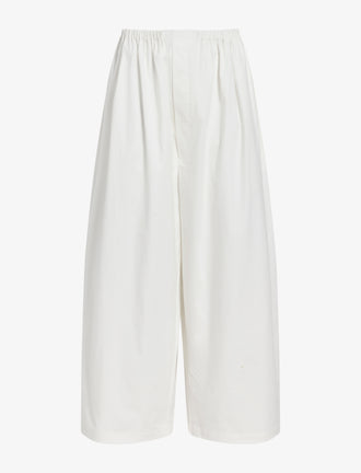 Proenza Schouler Still Life image of Kayla Pant in Brushed Poplin in White