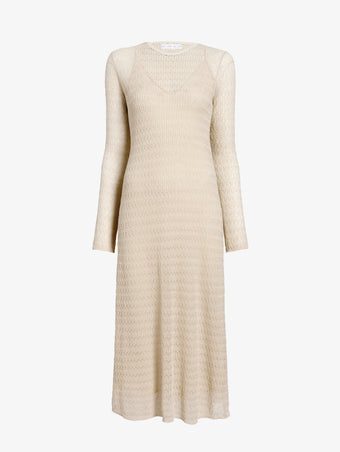Proenza Schouler Still Life image of Miriam Dress in Crochet in Ecru