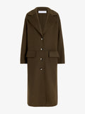 Proenza Schouler Still Life image of Tammy Coat in Double Face Wool in Fatigue
