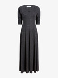 Proenza Schouler Still Life image of Livia Dress in Wool Jersey in Coal Melange