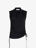 Proenza Schouler Still Life image of Elna Top in Crepe Jersey in Black