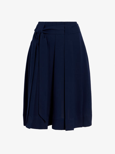 Proenza Schouler Still Life image of Jess Skirt in Open Weave Flou in Navy