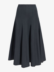 Proenza Schouler Still life image of Heidi Skirt in Outerwear Cotton in Vulcan