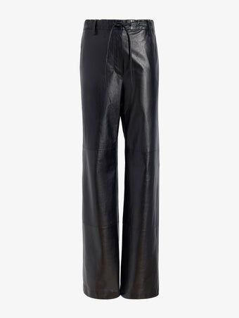 Proenza Schouler Still Life image of Magnus Pant in Lightweight Leather in Black