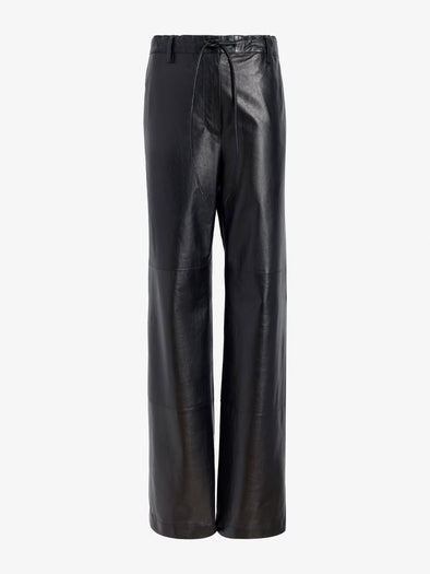 Proenza Schouler Still Life image of Magnus Pant in Lightweight Leather in Black