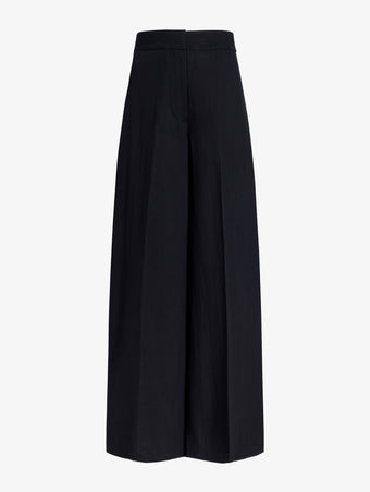Proenza Schouler Still Life image of Lydia Pant in Drapey Suiting in Black